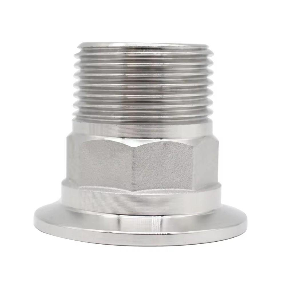 Sanitary Grade Triple Clamp Adapter Stainless Steel Adapter  Industrial Piping