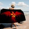 СССР Советский Микрофибра Печатный Пляжное полотенце Альпинизм Йога Пляж Плавание Бег Впитывающее Мягкое полотенце