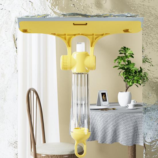 Скребок для мытья стекол 3-в-1 с распылителем, эргономичной ручкой, профессиональный скребок для чистки, набор скребков для окон