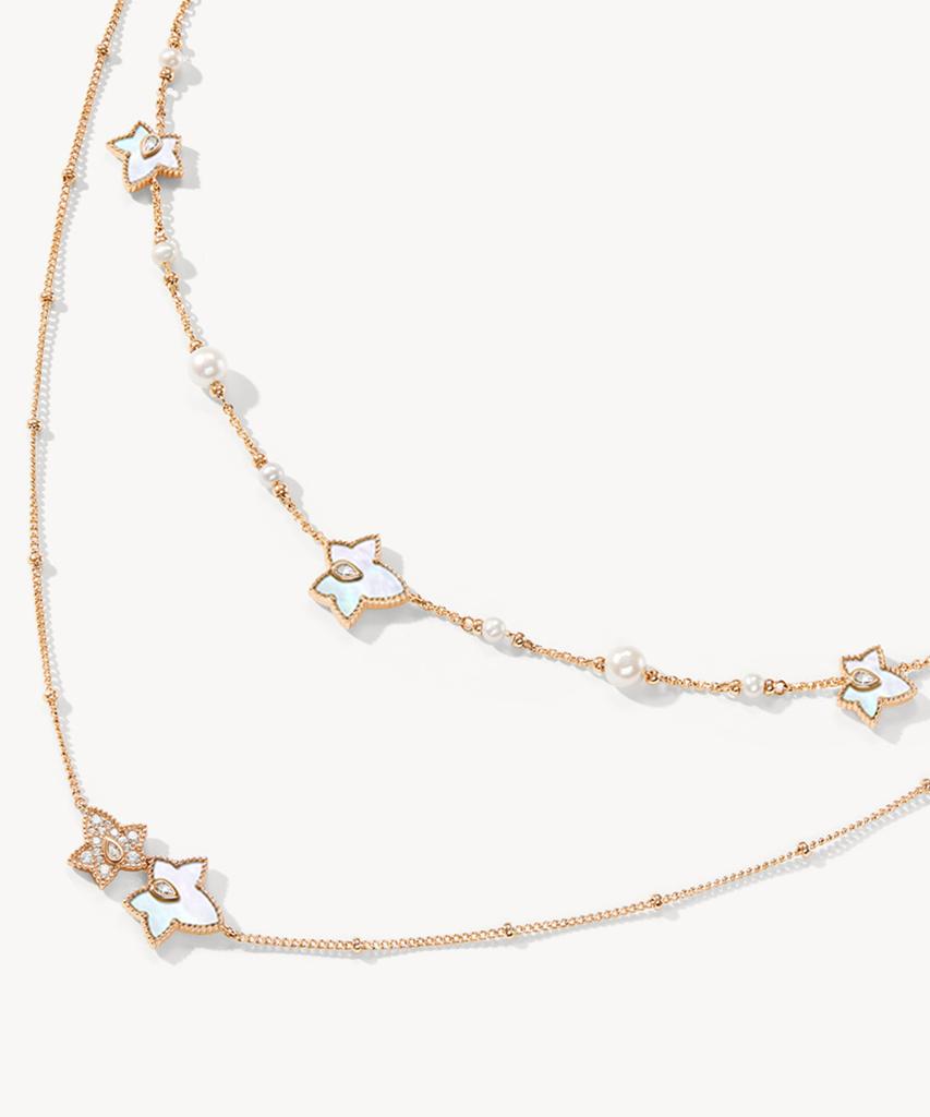 Lola Rose Ivy Mother-Of-Pearl Multi-Pendant Layered Women'S Necklace