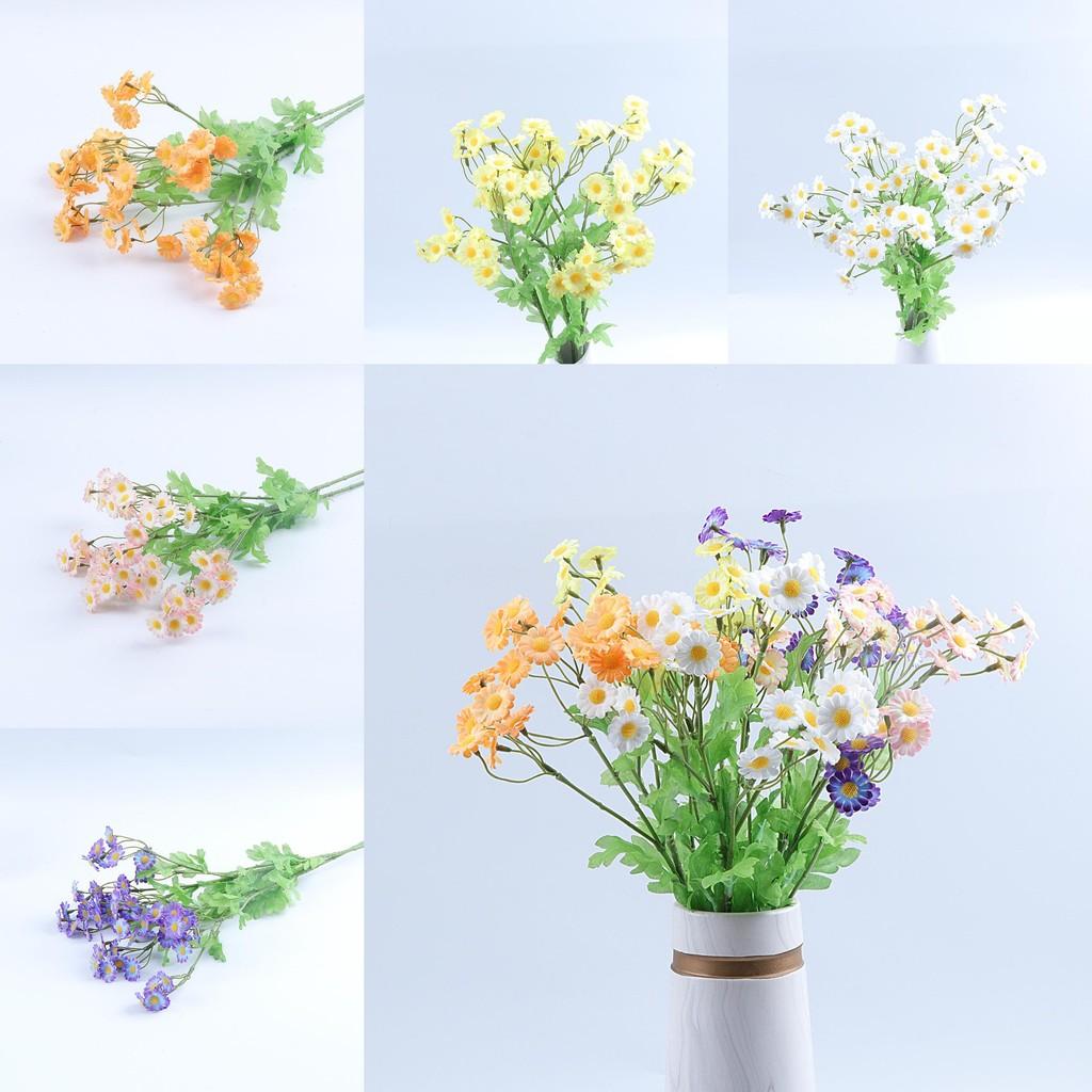 White Faux Daisy Mimic Flower For Photography Props And Event Decor