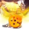 Брелок для ключей Хрустальные шары из Dragon Ball Z Брелок-кольцо для ключей автомобиля с фигурками персонажей Dragon Ball Z