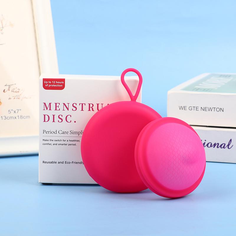 Силиконовая менструальная чаша Менструальный диск Женская гигиена Женское здоровье Период Менструальный коллектор Экстра-тонкий Стерилизующий