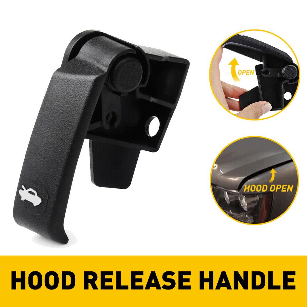 15741109 Hood Release Handle, Truck Hood Lock Release Pull Handle Replacement Compatible With 1999-2006 GMC 1500 1500 HD 2500 2500 HD 3500