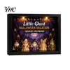 Durable Holiday Decor Halloween Advent Calendar, 24 Days Ghost Countdown Calendar with Party Collectible Figures, Gifts for Kids Boys Girls Toddlers