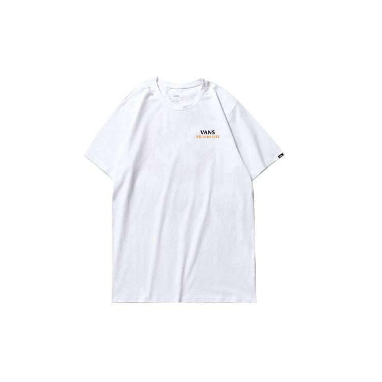 Vans Футболка с коротким рукавом и принтом из мультфильма, мужская, белая VN0A54IIWHT