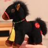 Long Mane Standing Foal Plush Doll Fluffy Tail Cartoon Horse Stuffed Toy Pony Plush Toys  Kids Gift