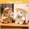 Pudding Plush Bunny Stuffed Toy Hat Rabbit Doll Decoration Kids Gift Birthday