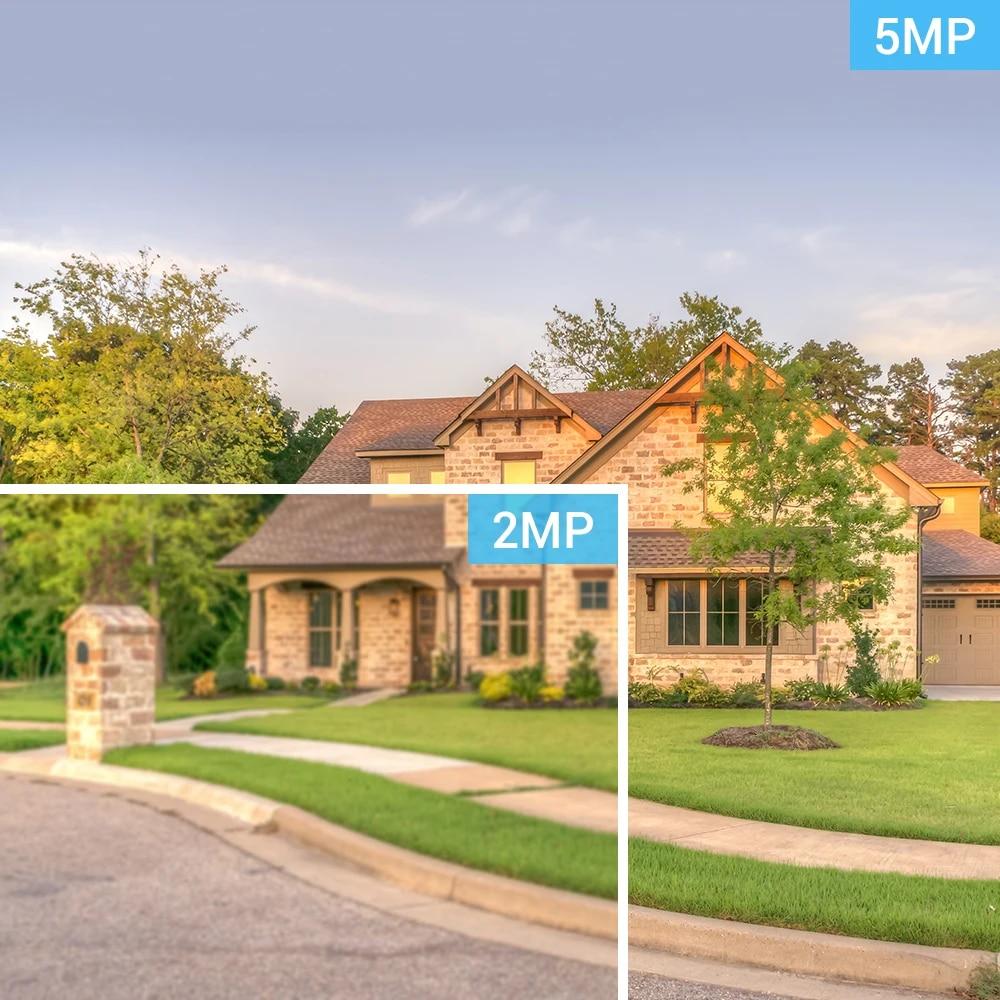 5-мегапиксельная Wi-Fi камера ONVIF, беспроводная/проводная, водонепроницаемая уличная камера, аудиозапись, обнаружение движения, iCSee XMeye Cloud H.265