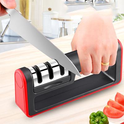 Быстрая точилка для ножей Diamond Professional 3-х ступенчатая точилка Diamond Knife Sharpening Tools Sharpening Stone Kitchen Tools