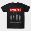 Мужская черная футболка с принтом Swans - Soundtracks For The Blind Печать на трансферной бумаге без вырезания Хлопковая футболка