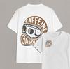 Caffeine & Gasoline Graphic Cotton T-shirt Unisex Men Women Summer Luxury Brand Tops Short Sleeve Classic Fashion Tee Essentials