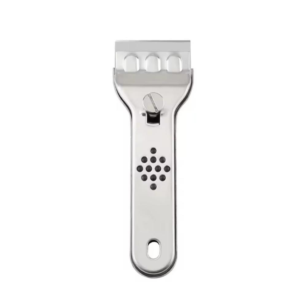 Скребок из нержавеющей стали для очистки стекла, кухни, керамической плитки, скребок для очистки стен, пола, краски, инструмент, нож