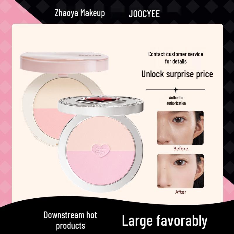 Joocyee Yeast Jewel Collab: Двухцветный хайлайтер и матирующая пудра-румяна для контроля жирности.