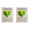 Golf Pocket Hug with Card Heart-Shaped Softball Golf Ball Pocket Hug Token Encouragement Keepsake Gift for Softball Lovers Golfers Sports Enthusiasts