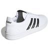 adidas Grand Court Beyond White Черные мужские кроссовки Cloud-White Core-Black GX5757