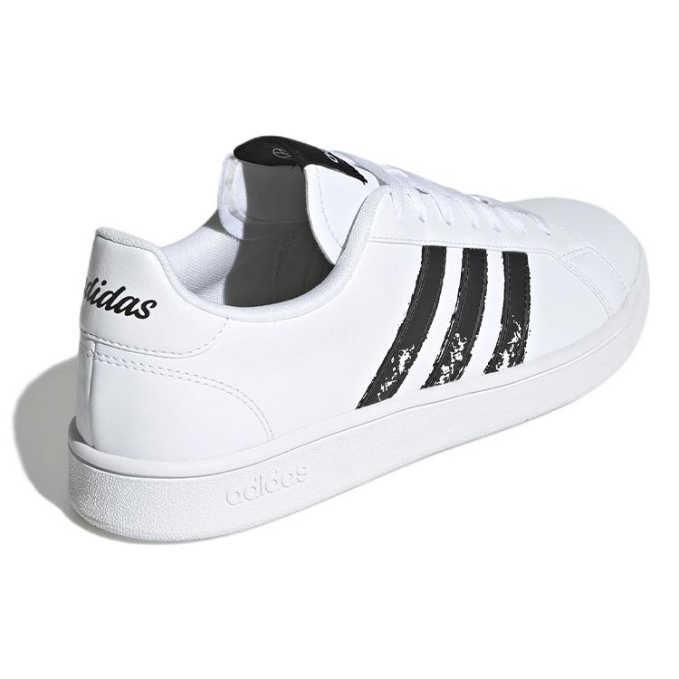 adidas Grand Court Beyond White Черные мужские кроссовки Cloud-White Core-Black GX5757