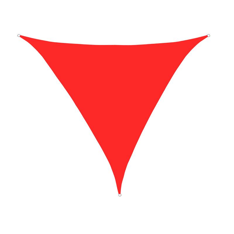 3x3x3 м водонепроницаемый устойчивый к УФ-излучению треугольный солнцезащитный парус для сада, бассейна или двора