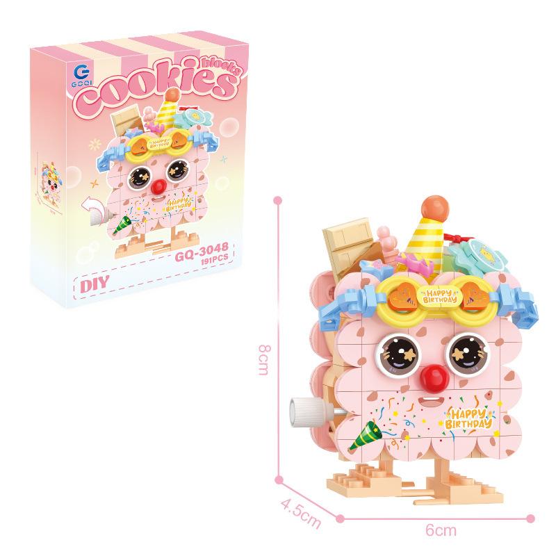Gao Qi 3048-3049 Happy Biscuits Milk Many Decorations Детские сборные строительные блоки Игрушка в подарок оптом