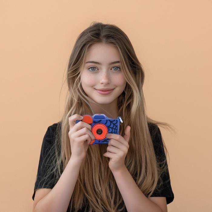Lexibook - Appareil photo enfant avec protection - 4 en 1 - Spiderman - Carte mémoire 8go - Étui - Photo, Vidéo, MP3, jeux