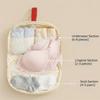 Handheld Underwear Packing Cube Folding Lingerie Pouch Portable Intimates Organizer  Travel