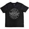 Guns N Roses Unisex Adult Classic Bullet Cotton T-Shirt