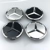 4pcs 60mm Black Silver Car For Mercedes Benz Wheel Cap Badge Logo Cover W176 W177 W204 W205 W213 W212  W206 X156 X253 W117 W166 FI1