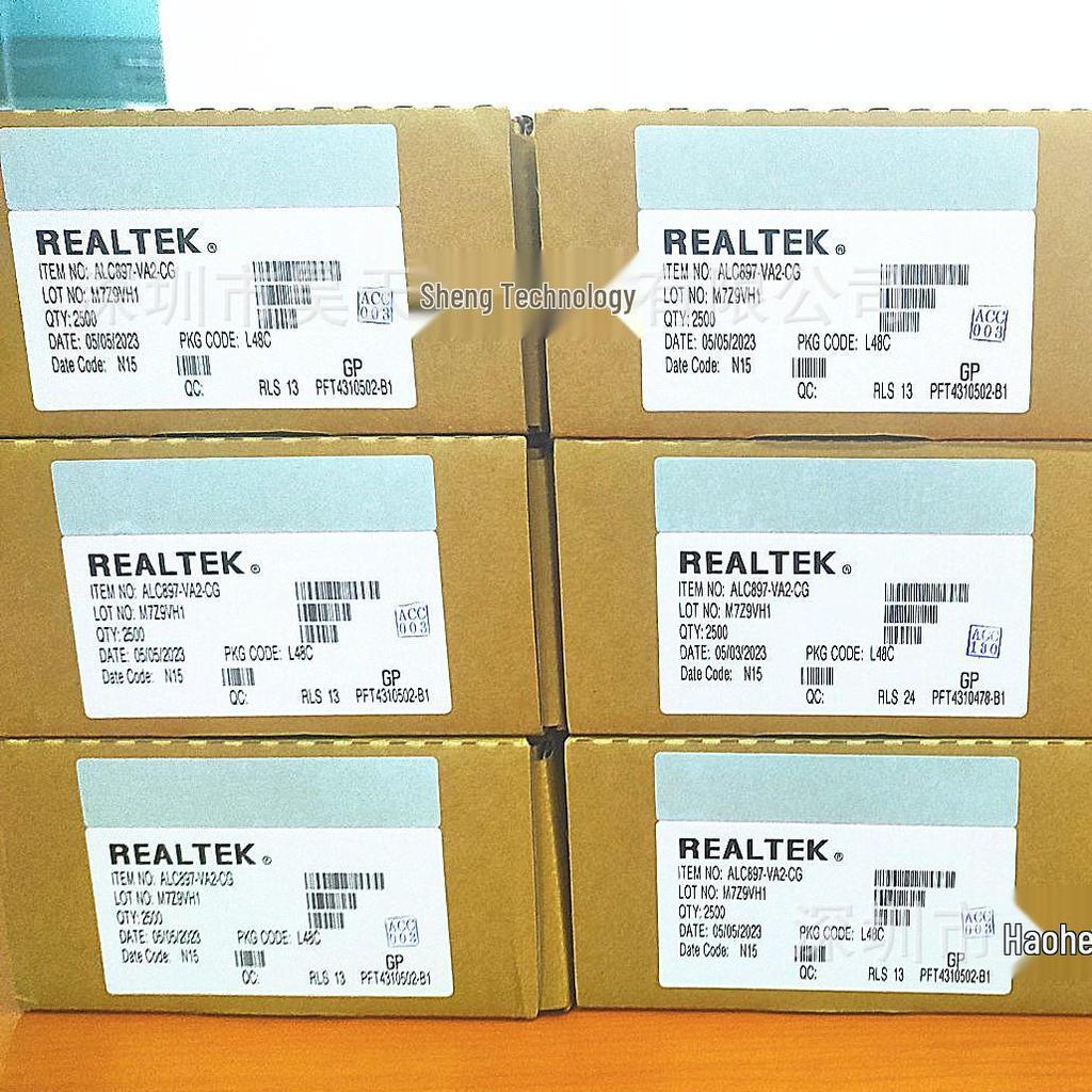 Серия аудиочипсетов REALTEK ALC662, ALC886, ALC897 LQFP