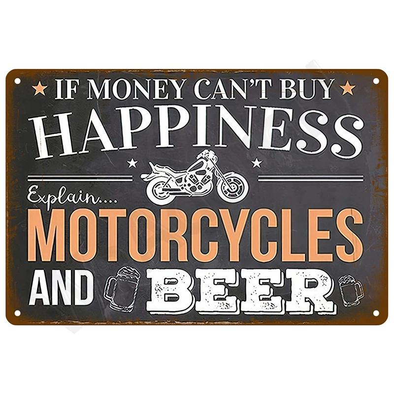 Retro Metal Signs Vintage Plates Posters Wall Art Bar Accessories Tin Sign Home Decor Item Mancave Luxury Room Decorations