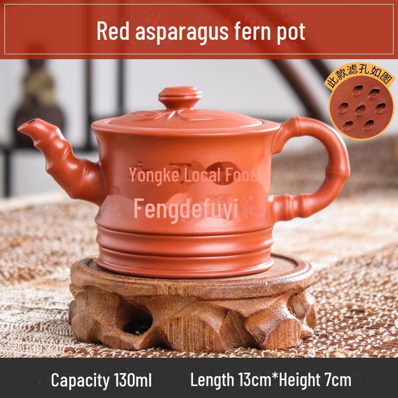 Коллекция чайников из фиолетовой глины: 72 модели, чайники Zhuni Xishi объемом 120–200 мл, идеально подходящие для утренних рынков