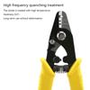 For FTTH 3 Hole Fiber Stripping Pliers Durable Three-hole Fiber Optic Stripper with Anti-slip Handle Wire Strip Pliers