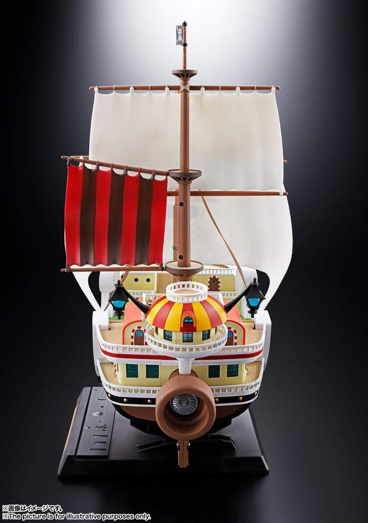 TAMASHII NATIONS Chogokin ONE PIECE Thousand Sunny 380 мм окрашенная подвижная фигурка приблизительно. АБС и ПВХ и литье под давлением