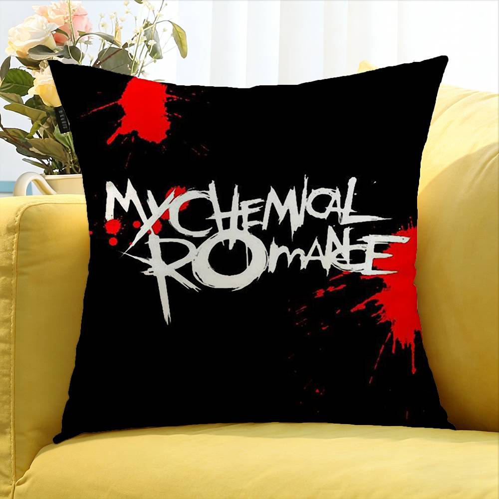 MCR Fan Icon My CChemical Romance Various Sizes Square Pillow Case For Car Home Bedchamber Decor