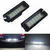 Для VW GTi Golf 4 5 6 7 MK4 MK5 MK6 MK7 Passat B7 CC EOS Scirocco Beetle 2 шт. Светодиодные фонари подсветки номера с Canbus