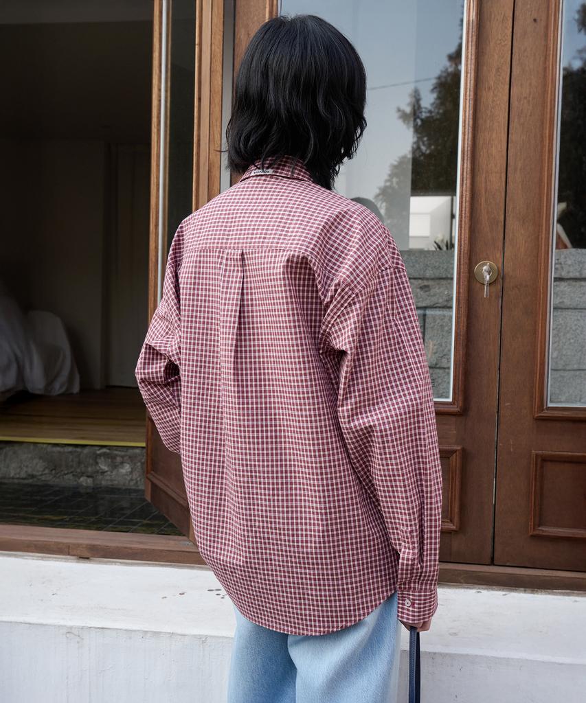 Рубашка в клетку Leuba Relaxed Classic - Мульти Красный
