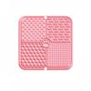 Silicone Material Pet Lick Mat Suction Cup Dog Food Plate New Silicone Mat  Pet Feeding