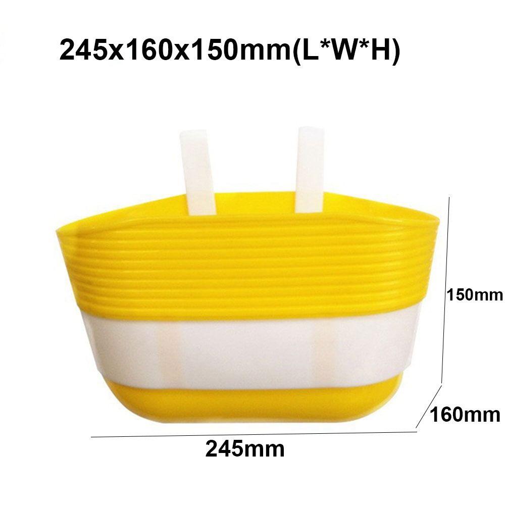 Детали Детская велосипедная корзина Пластиковая корзина на руль детского самоката Аксессуары для горного велосипеда