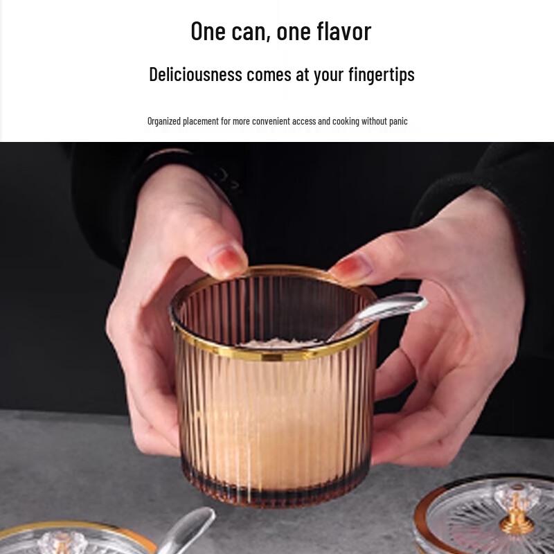 Yingbai Commercial Plastic Spice Jar Set