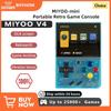 MIYOO MINI V4 Портативная ретро-ручная игровая консоль с экраном IPS 2,8 дюйма, игровые консоли на базе Linux, классические игровые подарки для мальчиков