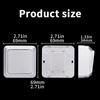WESA Silvery Wall Surface Button Light Switch EU Spray Paint Plastic Outdoor 1 Gang 1 Way Wall Exterior Rocker On / Off Switch