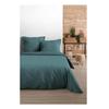 Housse de couette - 220 x 240 cm - Vert eucalyptus - 100% Coton - Oeko-Tex®