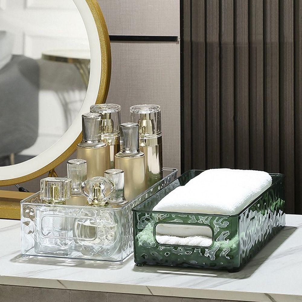 Stackable Cosmetic Storage Box Large Capacity Snack Sundries Organizer  Home Office