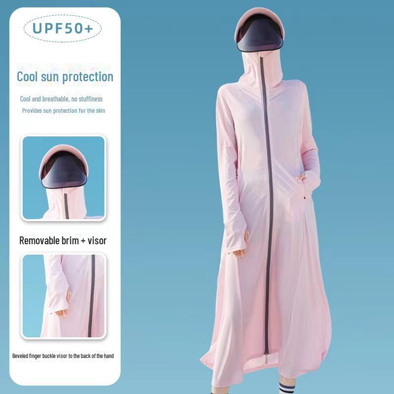 Женская рубашка для велоспорта Ice Silk с защитой от ультрафиолета — легкая, защита от солнца на все тело летом