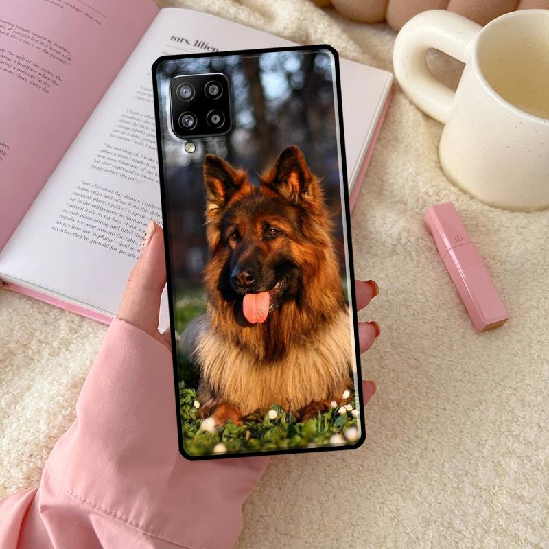 Немецкая овчарка Чехол для телефона Samsung Galaxy A54 A34 A14 A13 A52 A32 A12 A22 A72 A52S A33 A53 A73 A71 A51