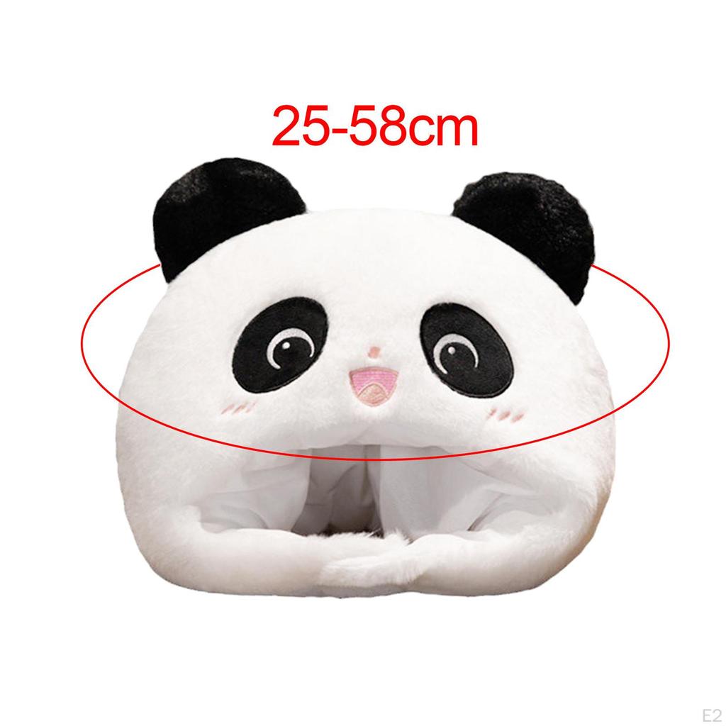 Плюшевая панда шляпа головной убор прекрасный косплей одежда фото реквизит головной убор головной убор для карнавала