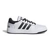Adidas Neo Hoops 2.0 Synthetic Leather Versatile Non-Slip Durable Low-Top Lifestyle Casual Shoes Unisex Sneakers White Black JI2759