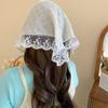 Lace Headscarf French Pastoral Style Headband Breathable Headband Towel  Women