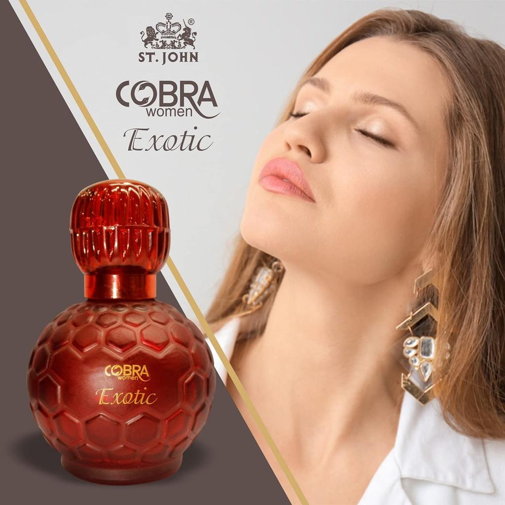 Свежие и успокаивающие женские духи, Женская парфюмерная вода, COBRA Exotic- Fresh (100 мл-упаковка 1 шт.)