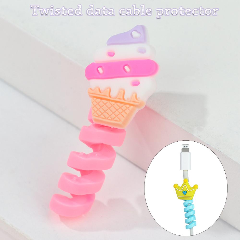 Мягкий зажим для трубки кабеля Держатель зарядного кабеля Защитные приспособления для шнура Защитная крышка для линии передачи данных