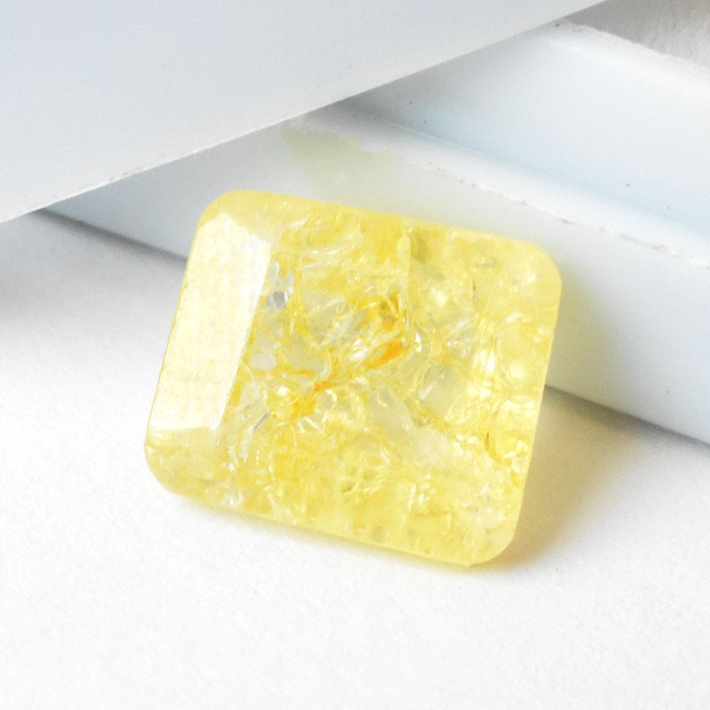 Natural Yellow Sapphire Loose Gemstone 3.55 ct Emerald Cut September Birthstone for Gem Collections